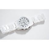 Buy Shop Emporio Armani Chronograph Ceramic White Dial Watch For Women - AR1403 USA Online