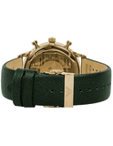 Buy Shop Emporio Armani Chronograph Champagne Dial Green Leather Strap Watch For Men - AR1722 USA Online