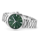 Buy Shop Emporio Armani Chronograph Green Dial Silver Steel Strap Watch For Men - AR11480 USA Online
