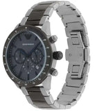 Buy Shop Emporio Armani Chronograph Grey Dial Two Tone Steel Strap Watch For Men - AR11391 USA Online