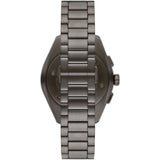 Buy Shop Emporio Armani Chronograph Quartz Blue Dial Grey Steel Strap Watch For Men - AR11481 USA Online