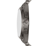 Buy Shop Emporio Armani Chronograph Quartz Blue Dial Grey Steel Strap Watch For Men - AR11481 USA Online