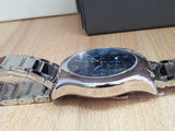 Buy Shop Emporio Armani Chronograph Quartz Blue Dial Silver Steel Strap Watch For Men - AR11082 USA Online
