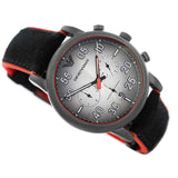Buy Shop Emporio Armani Chronograph Quartz Grey Dial Black Leather Strap Watch For Men - AR11174 USA Online