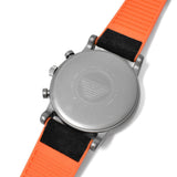 Buy Shop Emporio Armani Chronograph Quartz Grey Dial Black Leather Strap Watch For Men - AR11174 USA Online