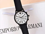Buy Shop Emporio Armani Chronograph Quartz Silver Dial Black Rubber Strap Watch For Men - AR11048 USA Online