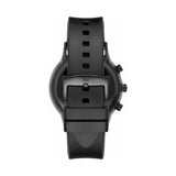 Buy Shop Emporio Armani Chronograph Quartz Silver Dial Black Rubber Strap Watch For Men - AR11048 USA Online