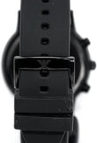 Buy Shop Emporio Armani Chronograph Quartz Silver Dial Black Rubber Strap Watch For Men - AR11048 USA Online