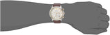 Buy Shop Emporio Armani Chronograph White Dial Brown Leather Strap Watch For Men - AR11033 USA Online