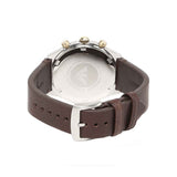 Buy Shop Emporio Armani Chronograph White Dial Brown Leather Strap Watch For Men - AR11033 USA Online