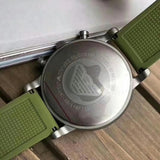 Buy Shop Emporio Armani Chronograph White Dial Green Rubber Strap Watch For Men - AR11022 USA Online