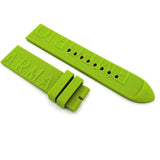 Buy Shop Emporio Armani Chronograph White Dial Green Rubber Strap Watch For Men - AR11022 USA Online
