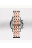 Buy Shop Emporio Armani Chronograph White Dial Two Tone Steel Strap Watch For Men - AR0399 USA Online
