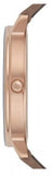 Buy Shop Emporio Armani Classic Analog Silver Dial Brown Leather Strap Watch For Women - AR8040 USA Online