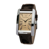 Buy Shop Emporio Armani Classic Beige Dial Brown Leather Strap Watch For Men - AR0154 USA Online