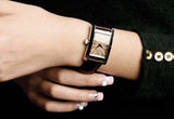 Buy Shop Emporio Armani Classic Beige Dial Brown Leather Strap Watch For Women - AR0155 USA Online