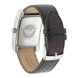 Buy Shop Emporio Armani Classic Beige Dial Brown Leather Strap Watch For Women - AR0155 USA Online