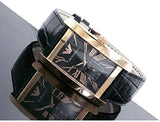 Buy Shop Emporio Armani Classic Black Dial Black Leather Strap Watch For Men - AR0168 USA Online