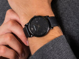 Buy Shop Emporio Armani Classic Black Dial Black Leather Strap Watch For Men - AR1732 USA Online