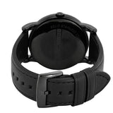 Buy Shop Emporio Armani Classic Black Dial Black Leather Strap Watch For Men - AR1732 USA Online