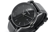 Buy Shop Emporio Armani Classic Black Dial Black Leather Strap Watch For Men - AR1732 USA Online