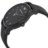 Buy Shop Emporio Armani Classic Black Dial Black Leather Strap Watch For Men - AR1732 USA Online