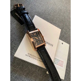 Buy Shop Emporio Armani Classic Black Dial Black Leather Strap Watch For Women - AR0169 USA Online