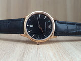 Buy Shop Emporio Armani Classic Black Dial Black Leather Strap Watch for Women - AR2445 USA Online