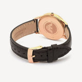 Buy Shop Emporio Armani Classic Black Dial Black Leather Strap Watch for Women - AR2445 USA Online