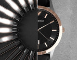 Buy Shop Emporio Armani Classic Black Dial Black Leather Strap Watch For Women - AR9022 USA Online