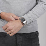 Buy Shop Emporio Armani Classic Black Dial Silver Stainless Steel Strap Watch For Men - AR0156 USA Online