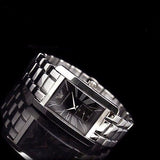 Buy Shop Emporio Armani Classic Black Dial Silver Stainless Steel Watch For Women - AR0157 USA Online