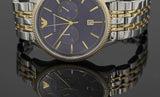 Buy Shop Emporio Armani Classic Blue Dial Two Tone Steel Strap Watch For Men - AR1847 USA Online