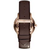 Buy Shop Emporio Armani Classic Brown Dial Brown Leather Strap Watch For Men - AR0383 USA Online