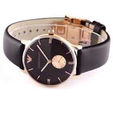 Buy Shop Emporio Armani Classic Brown Dial Brown Leather Strap Watch For Men - AR0383 USA Online