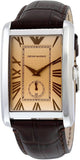 Buy Shop Emporio Armani Classic Brown Dial Brown Leather Strap Watch For Men - AR1605 USA Online