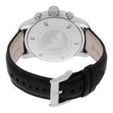 Buy Shop Emporio Armani Classic Chronograph Black Dial Black Leather Strap Watch For Men - AR0431 USA Online