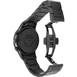 Buy Shop Emporio Armani Classic Chronograph Black Dial Black Stainless Steel Strap Watch For Men - AR2453 USA Online
