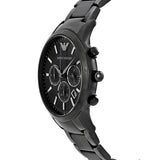 Buy Shop Emporio Armani Classic Chronograph Black Dial Black Stainless Steel Strap Watch For Men - AR2453 USA Online