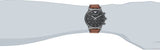 Buy Shop Emporio Armani Classic Chronograph Black Dial Brown Leather Strap Watch For Men - AR1919 USA Online
