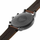 Buy Shop Emporio Armani Classic Chronograph Black Dial Brown Leather Strap Watch For Men - AR1919 USA Online