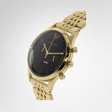 Buy Shop Emporio Armani Classic Chronograph Black Dial Gold Steel Strap Watch For Men - AR1893 USA Online