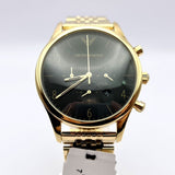 Buy Shop Emporio Armani Classic Chronograph Black Dial Gold Steel Strap Watch For Men - AR1893 USA Online