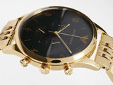 Buy Shop Emporio Armani Classic Chronograph Black Dial Gold Steel Strap Watch For Men - AR1893 USA Online