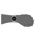 Buy Shop Emporio Armani Classic Chronograph Black Dial Silver Mesh Bracelet Watch For Men - AR1808 USA Online