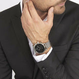 Buy Shop Emporio Armani Classic Chronograph Black Dial Silver Mesh Bracelet Watch For Men - AR1808 USA Online