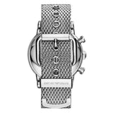 Buy Shop Emporio Armani Classic Chronograph Black Dial Silver Mesh Bracelet Watch For Men - AR1808 USA Online