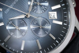 Buy Shop Emporio Armani Classic Chronograph Blue Dial Blue Leather Strap Watch For Men - AR2473 USA Online