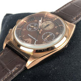 Buy Shop Emporio Armani Classic Chronograph Brown Dial Brown Leather Strap Watch for Men - AR0371 USA Online