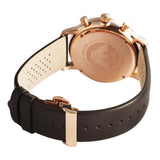 Buy Shop Emporio Armani Classic Chronograph Brown Dial Brown Leather Strap Watch For Men - AR0387 USA Online
